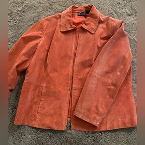 Relativity Coral Leather Jacket